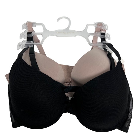 ADRIENNE VITTADINI Women’s Brad Lot/2 Sz 40D Multi Color Underwire 3 Hooks - Picture 1 of 9